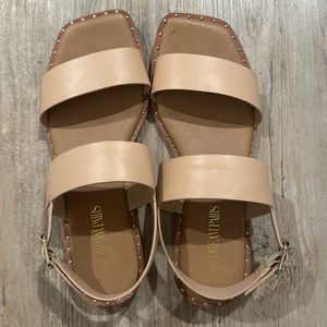 Dream Pairs Women's Summer Casual Dressy Cute Flat Sand size 9